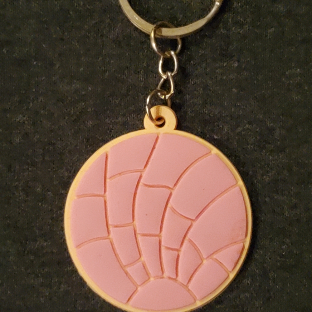 mexican cocha bread keychain